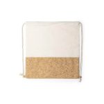 VOLGA - eco-neutral Recycled Cotton/Cork Drawstring Bag - Image 2