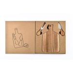 CUCINA - eco-neutral® Wooden Serving Board with 2 Knives - Image 6