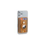 MARZ - Santhome® Magnetic Phone Cardholder with Santhome Tag Pocket - Tan - Image 3