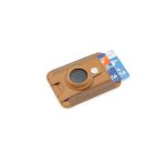 MARZ - Santhome® Magnetic Phone Cardholder with Santhome Tag Pocket - Tan - Image 5