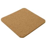 TEREVI - eco-neutral set of 4 Cork Coasters with Cork Stand - Image 6