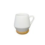 SEVILLA - eco-neutral Ceramic Mug with Bamboo Lid - White - Image 3