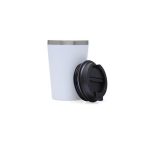 MOSS - Giftology Steel/PP Double Wall Tumbler - 350ml - White - Image 3