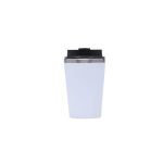 MOSS - Giftology Steel/PP Double Wall Tumbler - 350ml - White - Image 5
