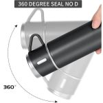 SAFFLE - Giftology Family Set of Vacuum Flask & Two Cups - Black - Image 3