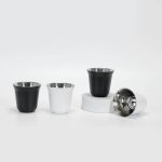 GAHWA - Hans Larsen Gift Set of 2 Premium Arabic Coffee Cups - White - Image 4