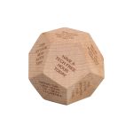 ORLI - eco-neutral Digital Detox Wooden Dice - Image 3