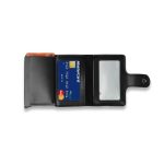 REINE - Set of RFID Card Holder, Key Chain and Pen - Black - Image 6