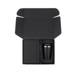 KOKSI - Giftology Set of Double Walled Tumbler, A5 Notebook and Pen - Black - Image 11
