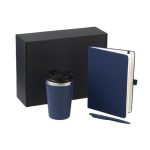 KOKSI - Giftology Set of Double Walled Tumbler, A5 Notebook and Pen - Navy Blue - Image 10