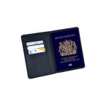 IRTA - Executive Set of Passport Cover, Name Card Holder and Metal Pen - Black - Image 5