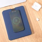 ONEX - CHANGE ZERO Recycled 10000mAh 15W MagSafe Wireless A5 Organizer 32GB - Navy Blue - Image 4