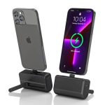 CAPSULE - @memorii® 4500mAh Mini Powerbank with Inbuilt Cable and Phone Stand - Image 6