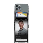 ROMA - Santhome® 2-in-1 Mag Cardholder and Inbuilt NFC Digital Business Card - Black - Image 5