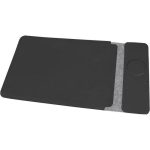 CAMDEN - Giftology 14" Felt Laptop Sleeve With 15W Magnetic Charger - Black - Image 3