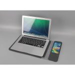 CAMDEN - Giftology 14" Felt Laptop Sleeve With 15W Magnetic Charger - Black - Image 6
