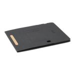 BLACE - CHANGE ZERO Recycled PU 15W Wireless Mousepad & Desk Organizer - Black - Image 4