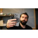 KORMAN - @memorii® Magnetic Phone Stand with 15W Wireless Charging and Remote Shutter - Black - Image 4