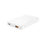 TARRENZ - Giftology 5000 mAh Magnetic Wireless Powerbank - White - Image 4