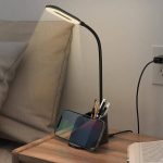 ALMERE - Giftology 3-in-1 Desk Lamp with 15W Wireless Charger & Pen Holder - Black - Image 6
