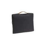 SALCEA - Santhome® 15" Laptop Sleeve - Black/Tan - Image 4