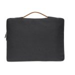 SALCEA - Santhome® 15" Laptop Sleeve - Black/Tan - Image 8
