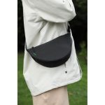 MOURA - GRS Recycled Half Moon Sling Bag - Black - Image 6