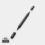 Swiss Peak® Storm RCS Recycled Aluminum Dual Tip Pen - Black - Image 2