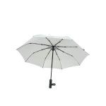 URBINO - Santhome RPET Auto-Open 23" Umbrella with SPF50 UV Protection - White - Image 2