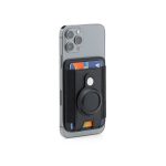 MARZ - Santhome® Magnetic Phone Cardholder with Santhome Tag Pocket - Black - Image 2