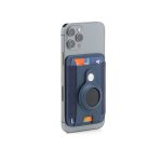 MARZ - Santhome® Magnetic Phone Cardholder with Santhome Tag Pocket - Navy Blue - Image 3