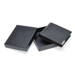 NIORT - Men's Billfold PU wallet with flip pocket - Black / Tan - Image 6