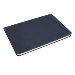 ORSHA - SANTHOME A5 rPET & FSC Certified Notebook - Navy Blue (Anti-Microbial) - Image 2