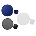 SENOVO - RPET Foldable Frisbee - Black - Image 3