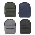 AKBEZ - Promotional 15" 300D Polyester Backpack - Green - Image 4