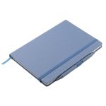 ABULA - eco-neutral® A5 Hard Cover Notebook & Pen Set - Lavender Paper - Image 2