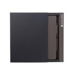 ABULA - eco-neutral® A5 Hard Cover Notebook & Pen Set - Coffee Paper - Image 6