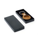 LEEVI - Santhome® PU Keychain with Santhome Tag pocket - Tan - Image 8