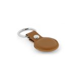 LEEVI - Santhome® PU Keychain with Santhome Tag pocket - Tan - Image 4