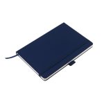 JURSI - Giftology A5 PU Notebook with Pen Loop - Navy Blue - Image 3