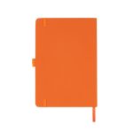 JURSI - Giftology A5 PU Notebook with Pen Loop - Orange - Image 2
