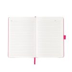 JURSI - Giftology A5 PU Notebook with Pen Loop - Pink - Image 3
