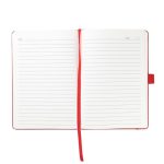 JURSI - Giftology A5 PU Notebook with Pen Loop - Red - Image 3