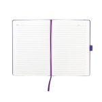 JURSI - Giftology A5 PU Notebook with Pen Loop - Violet - Image 4
