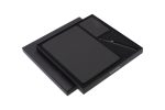 TESSIN - CHANGE ZERO Sustainable Gift Set with Refillable Notebook, Pen & Cardholder - Black - Image 9