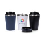MOSS - Giftology Steel/PP Double Wall Tumbler - 350ml - Black - Image 9