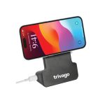 KORMAN - @memorii® Magnetic Phone Stand with 15W Wireless Charging and Remote Shutter - Black - Image 7