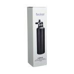 CERVO - Hans Larsen Vacuum Stainless Steel Bottle with Sports Lid - 1L - Black - Image 6