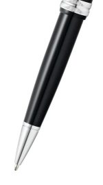 Cross Bailey Light™ Polished Black Resin with Polished Chrome Appointments Ballpoint Pen - Image 2