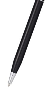 Cross Classic Century® Black Lacquer with Polished Chrome Appointments Ballpoint Pen - Image 2